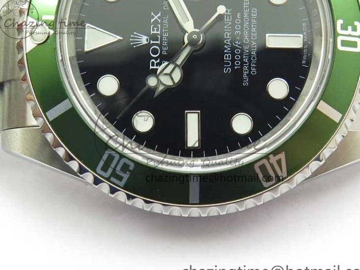 MiroTime 0502 Effortless Submariner 16610 LV Kermit Green 904L Steel ARF1:1 Best Edition on SS Bracelet SH 2577
